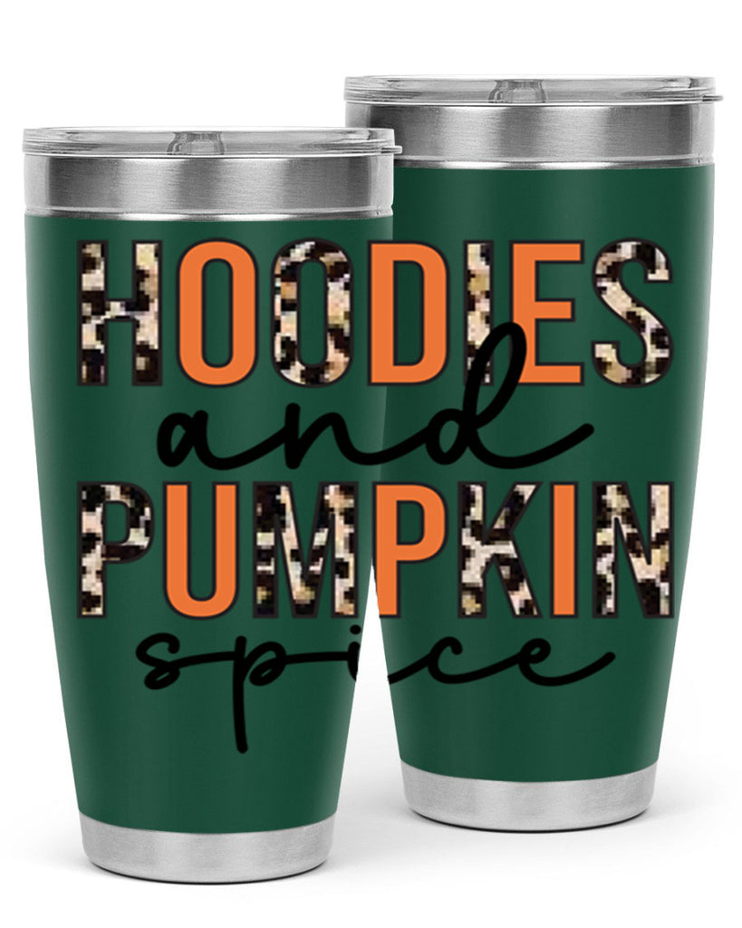 Hoodies and pumpkin spice 317#- fall- Tumbler