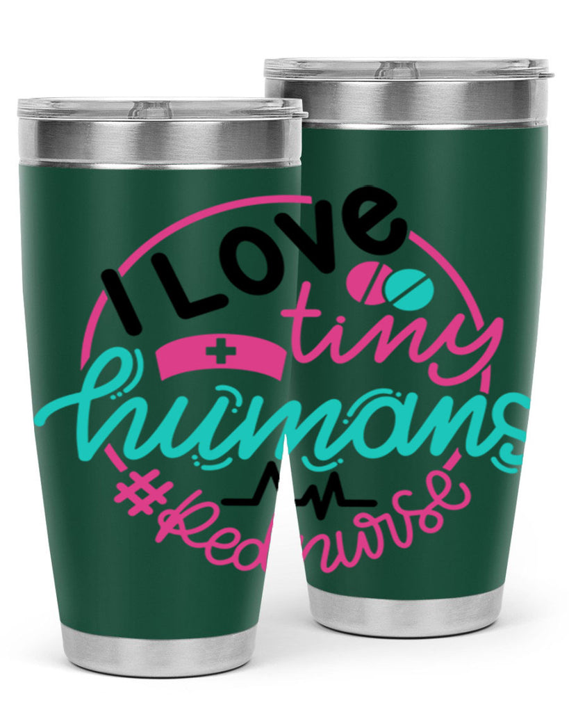 I Love Tiny Humans Red Nurse Style Style 167#- nurse- tumbler