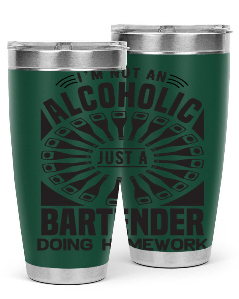 Im not an Style 18#- bartender- tumbler