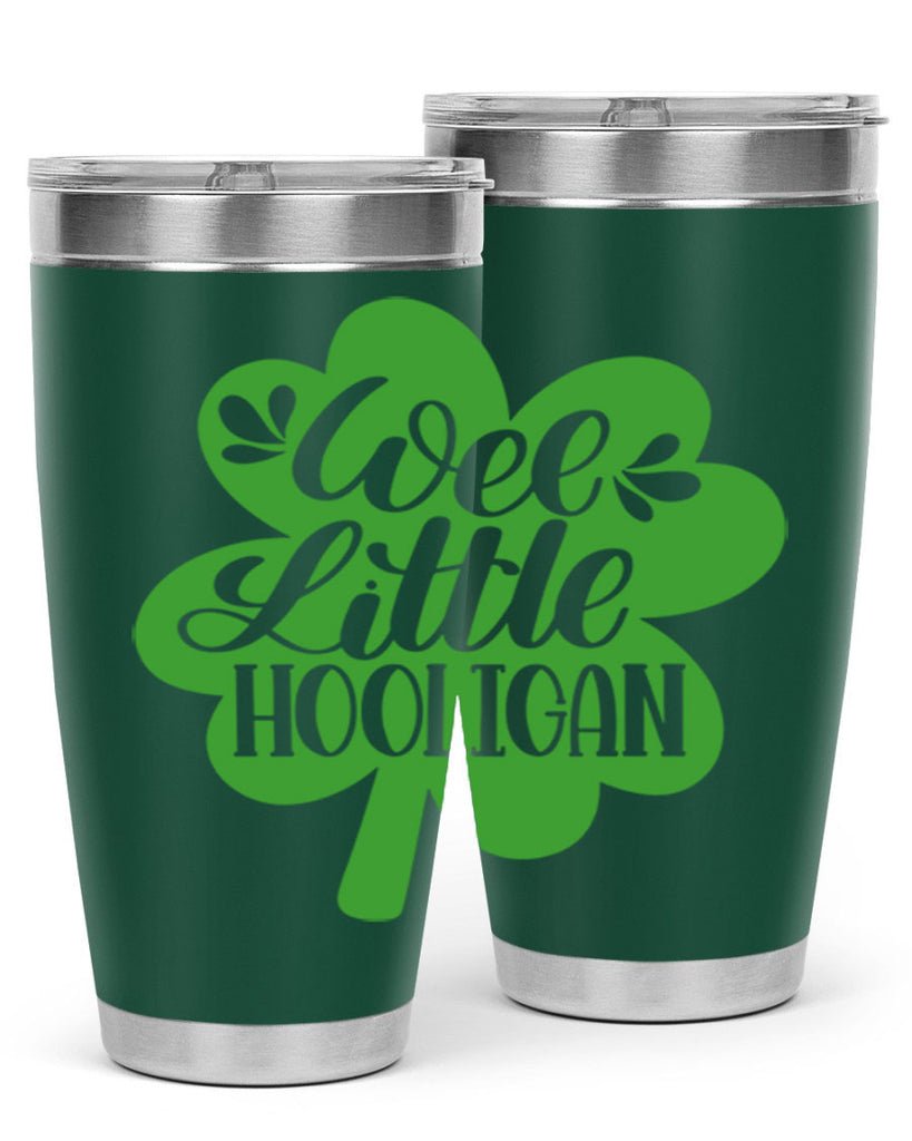 Wee Little Hooligan Style 16#- St Patricks Day- Tumbler