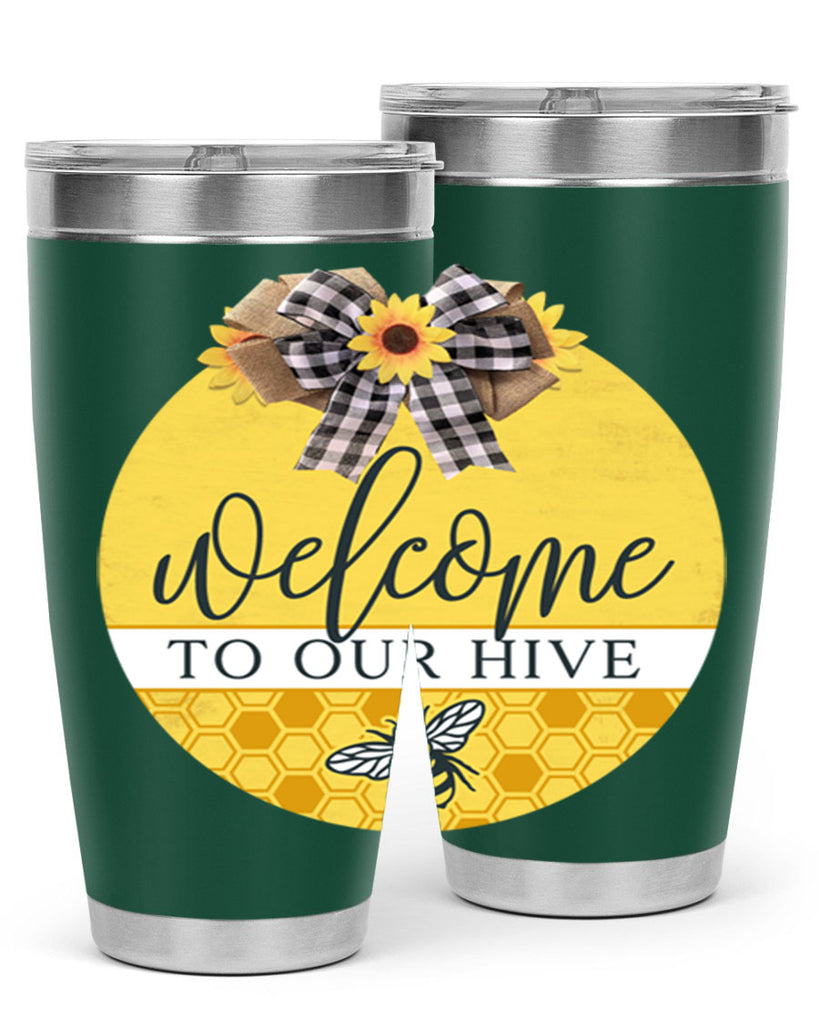 Welcome to our Hive complete yellow Mockup589#- spring- Tumbler