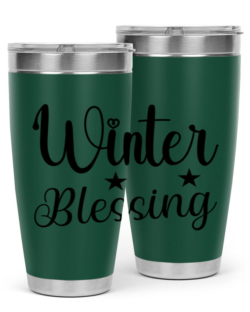 Winter Blessing 484#- winter- Tumbler