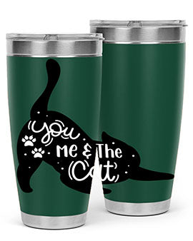 You Me The Cat Style 111#- cat- Tumbler