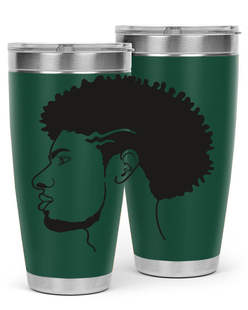 beardman 47#- black men - boys- tumbler