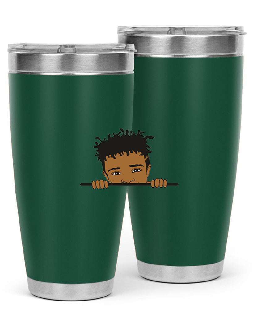 black boy 6#- black men - boys- tumbler