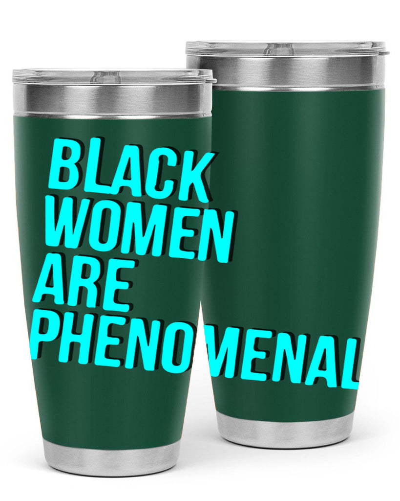 black woman are phenomenal color 216#- black words phrases- Cotton Tank