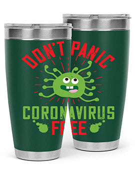 dont panic coronavirus free Style 43#- corona virus- Tumbler