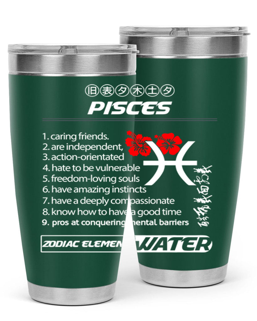 pisces 356#- zodiac- Tumbler