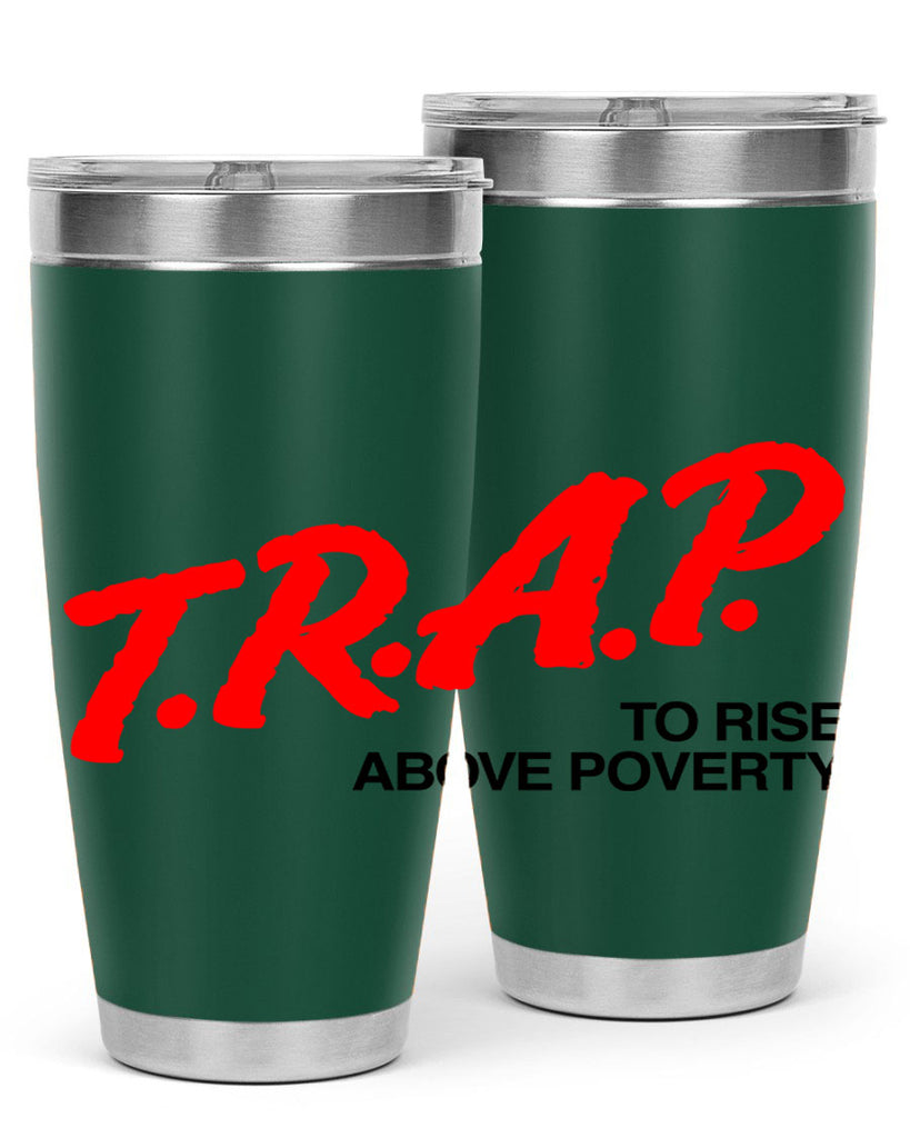 trap 17#- black words phrases- Cotton Tank