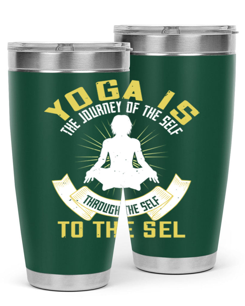 yoga is the journey of the self through the self to the sel 20#- yoga- Tumbler