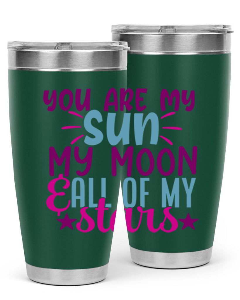 you are my sun my moon all of my stars 5#- family- Tumbler