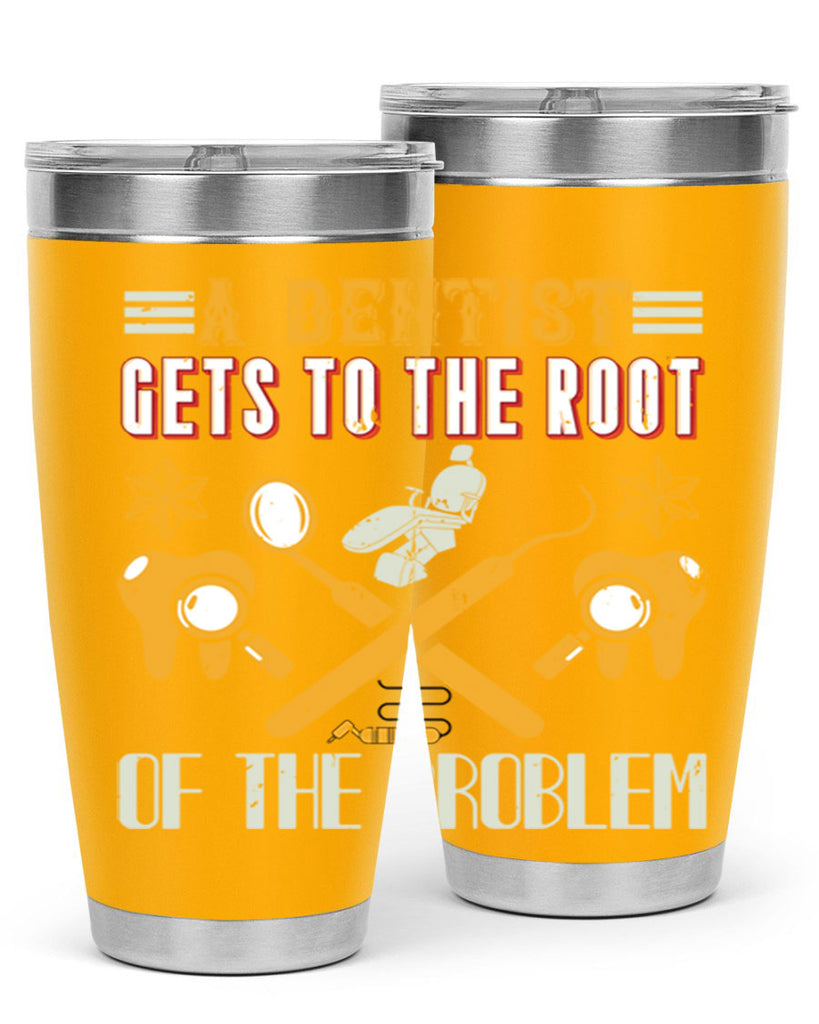 A dentist gets to the root Style 39#- dentist- tumbler