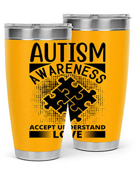 Autism awareness Style 43#- autism- Tumbler