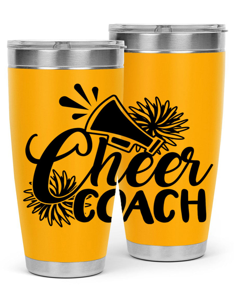 Cheer coach 1392#- cheer- Tumbler