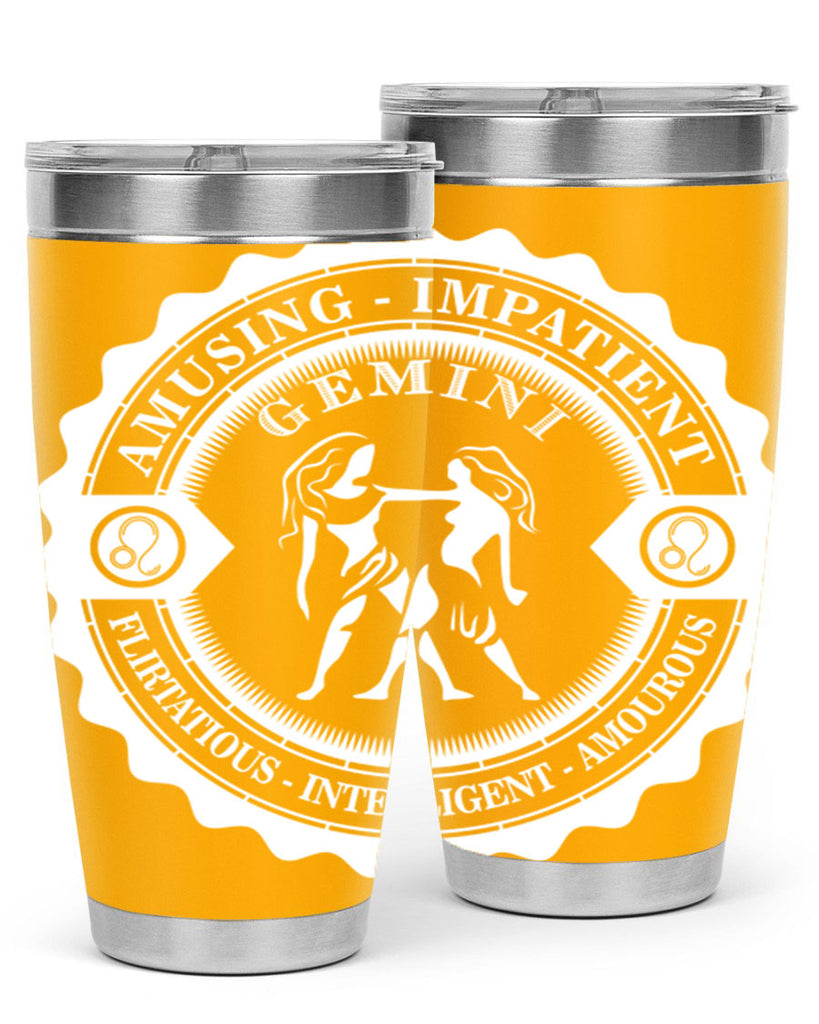 Gemini 12#- zodiac- Tumbler