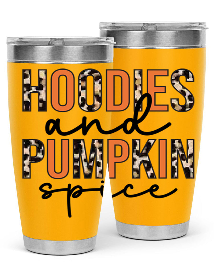 Hoodies and pumpkin spice 317#- fall- Tumbler