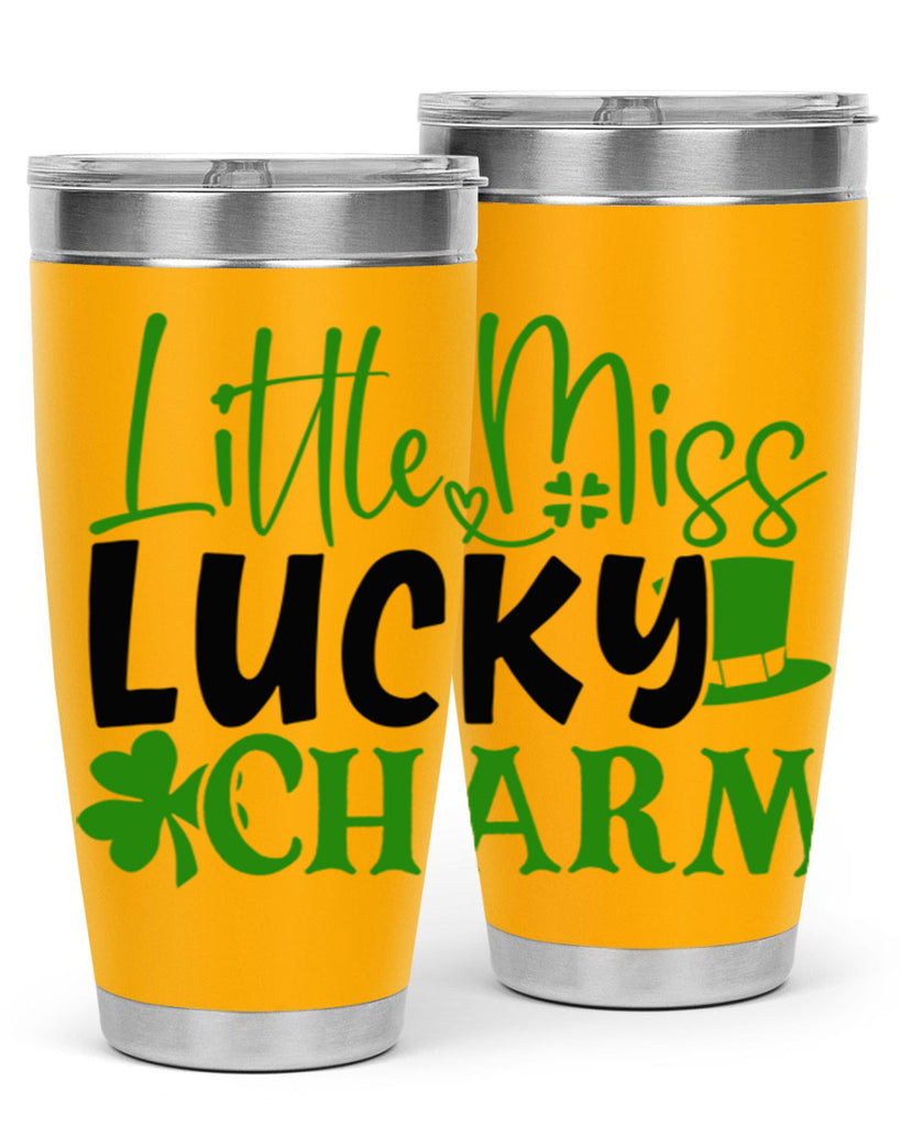 Little Miss Lucky Charm Style 154#- St Patricks Day- Tumbler