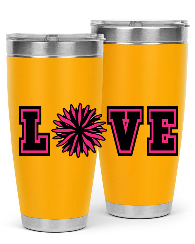 Love 694#- cheer- Tumbler