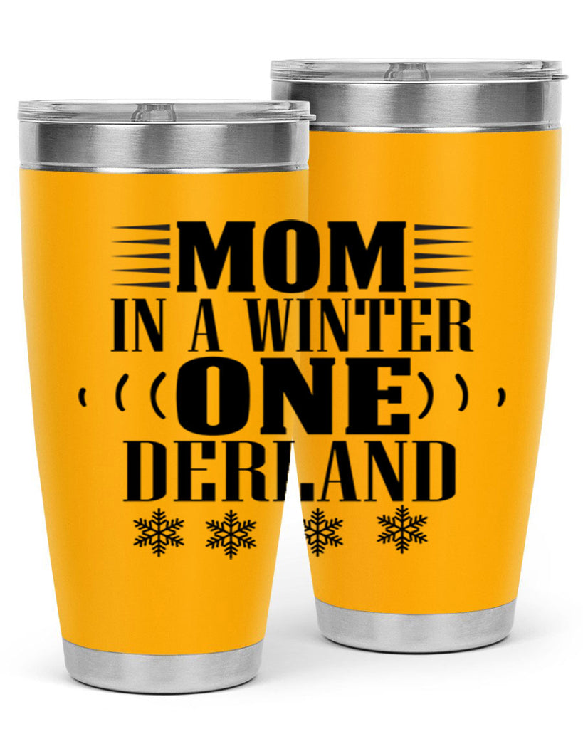 MOM IN A WINTER ONE DERLAND 322#- winter- Tumbler