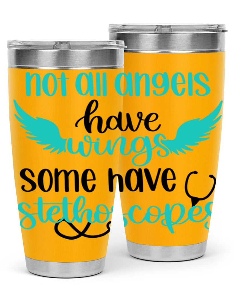 Not All Angels Have Style Style 127#- nurse- tumbler