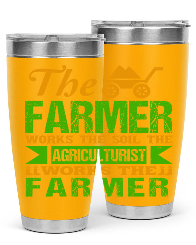 The farmers work the soil 33#- farming and gardening- Tumbler