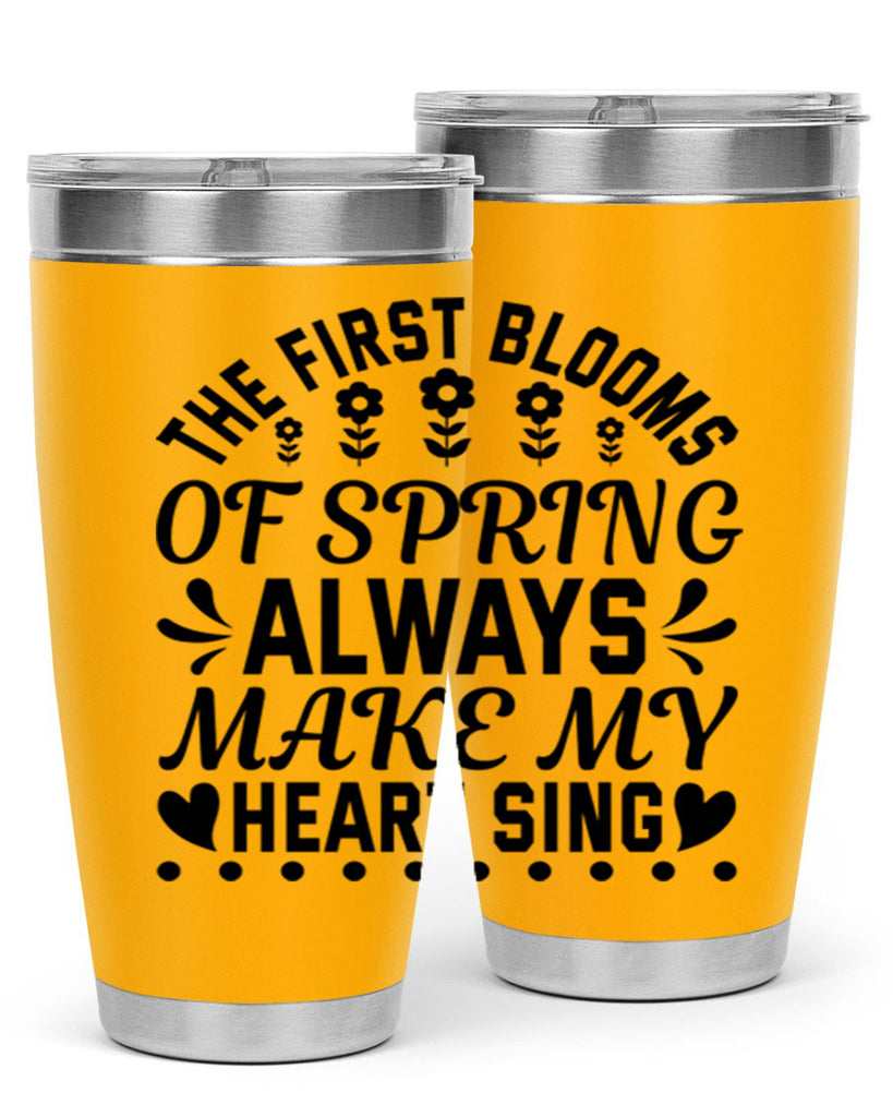 The first blooms of spring 549#- spring- Tumbler