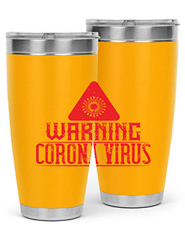 Warning corona virus one Style 18#- corona virus- Tumbler