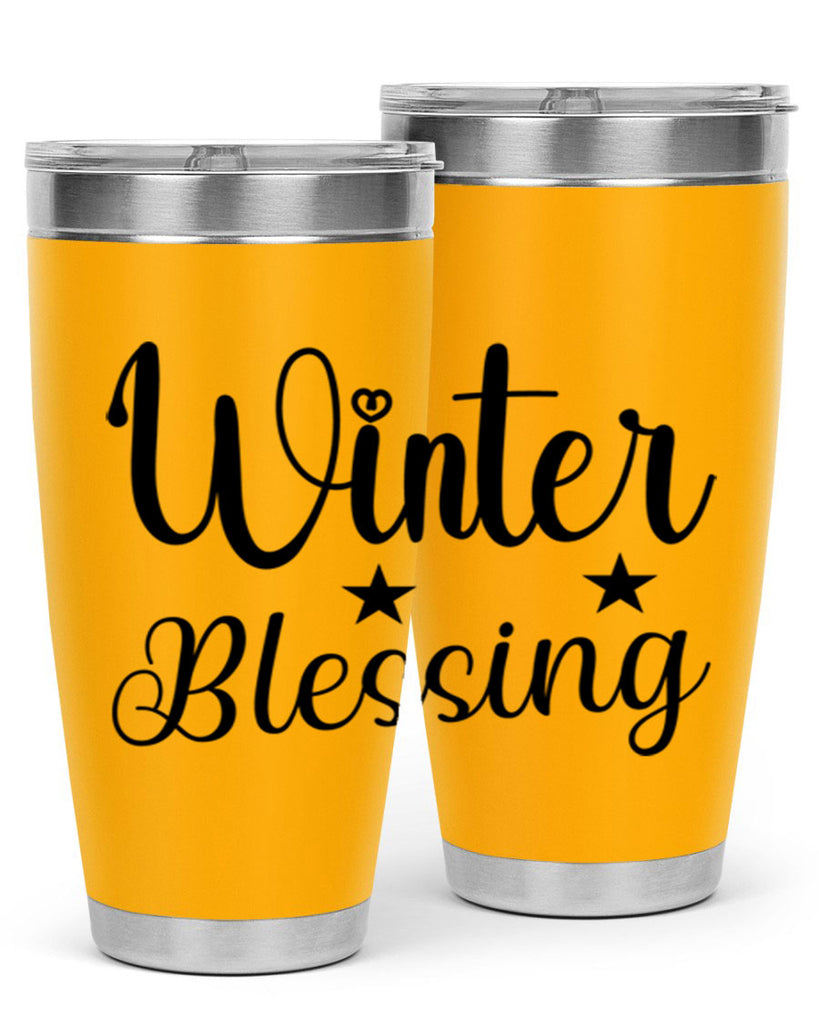 Winter Blessing 484#- winter- Tumbler