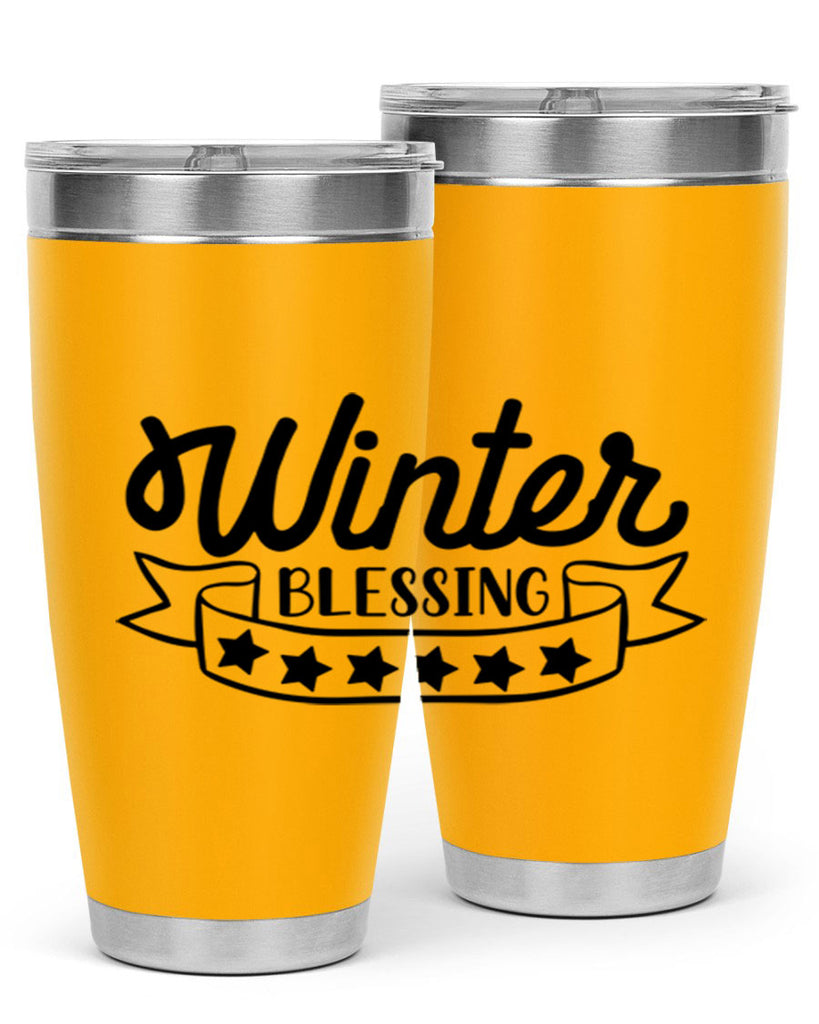 Winter Blessing 485#- winter- Tumbler