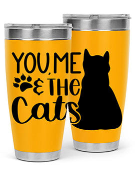 You Me The Cat Style 110#- cat- Tumbler