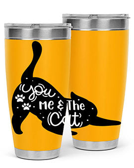 You Me The Cat Style 111#- cat- Tumbler