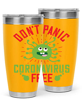 dont panic coronavirus free Style 43#- corona virus- Tumbler