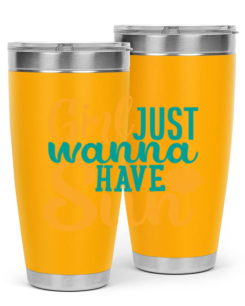 girls just wanna have sun Style 101#- summer- Tumbler