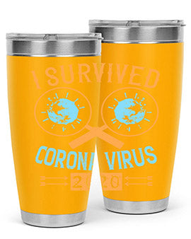 i survived corona virus Style 34#- corona virus- Tumbler