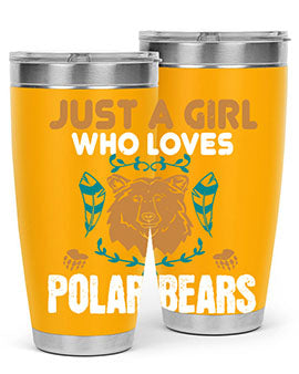 just a girl who loves polar bear 22#- Bears- Tumbler