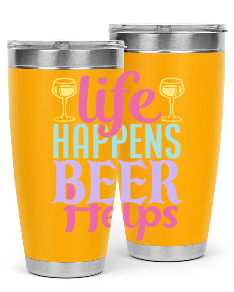 life happens beer helps 141#- beer- Tumbler