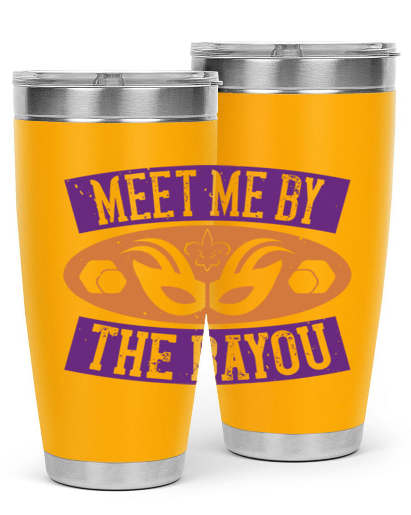 meet me by the bayou 45#- mardi gras- Tumbler