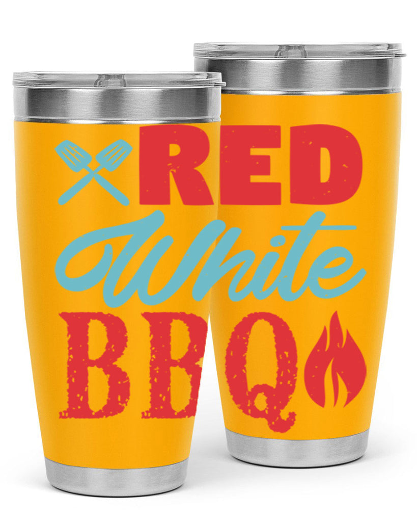 red white bbq 15#- bbq- Tumbler