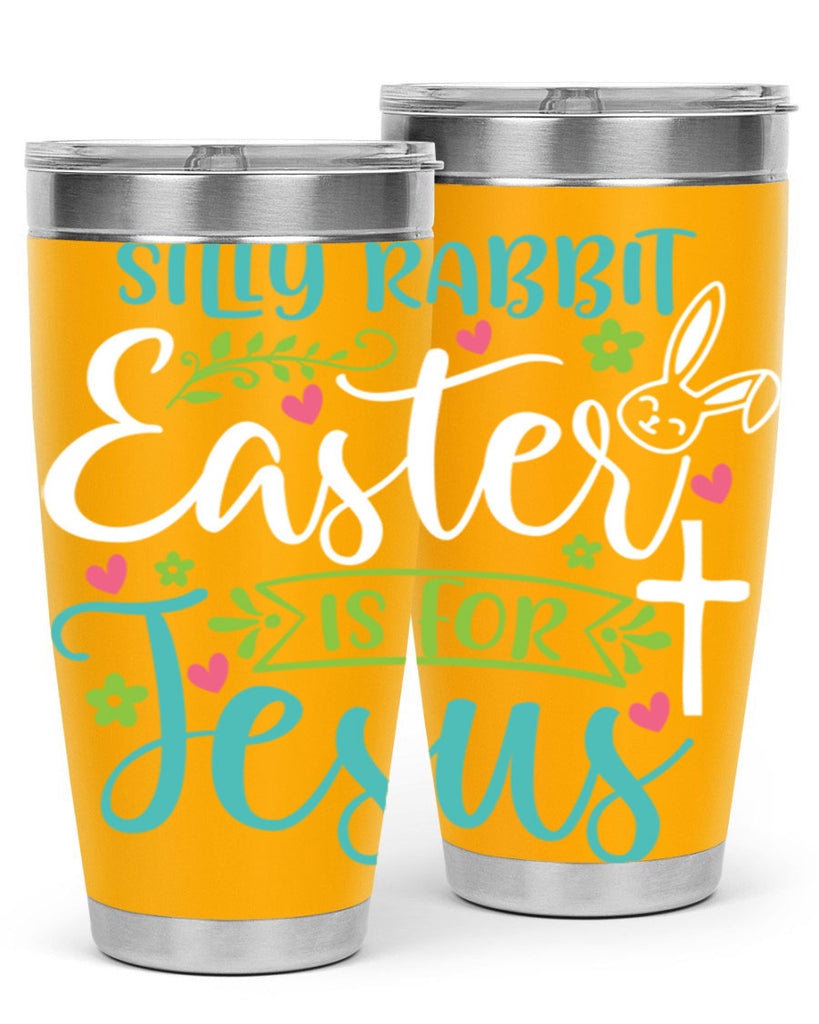 silly rabbit easter is for jesuss 7#- easter- Tumbler