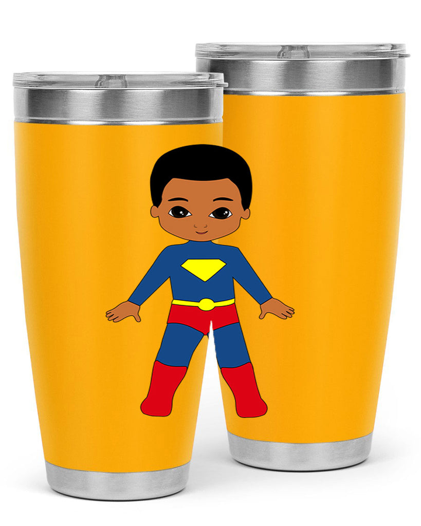 super kid 2#- black men - boys- tumbler
