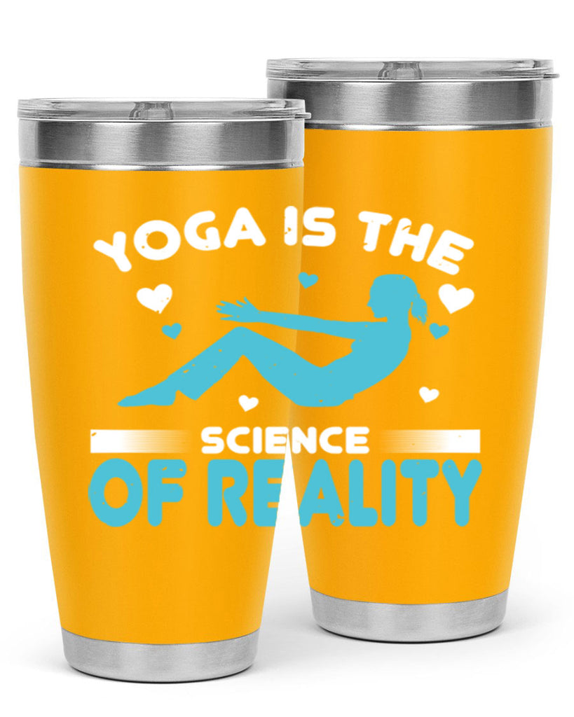 yoga is the science of reality 16#- yoga- Tumbler