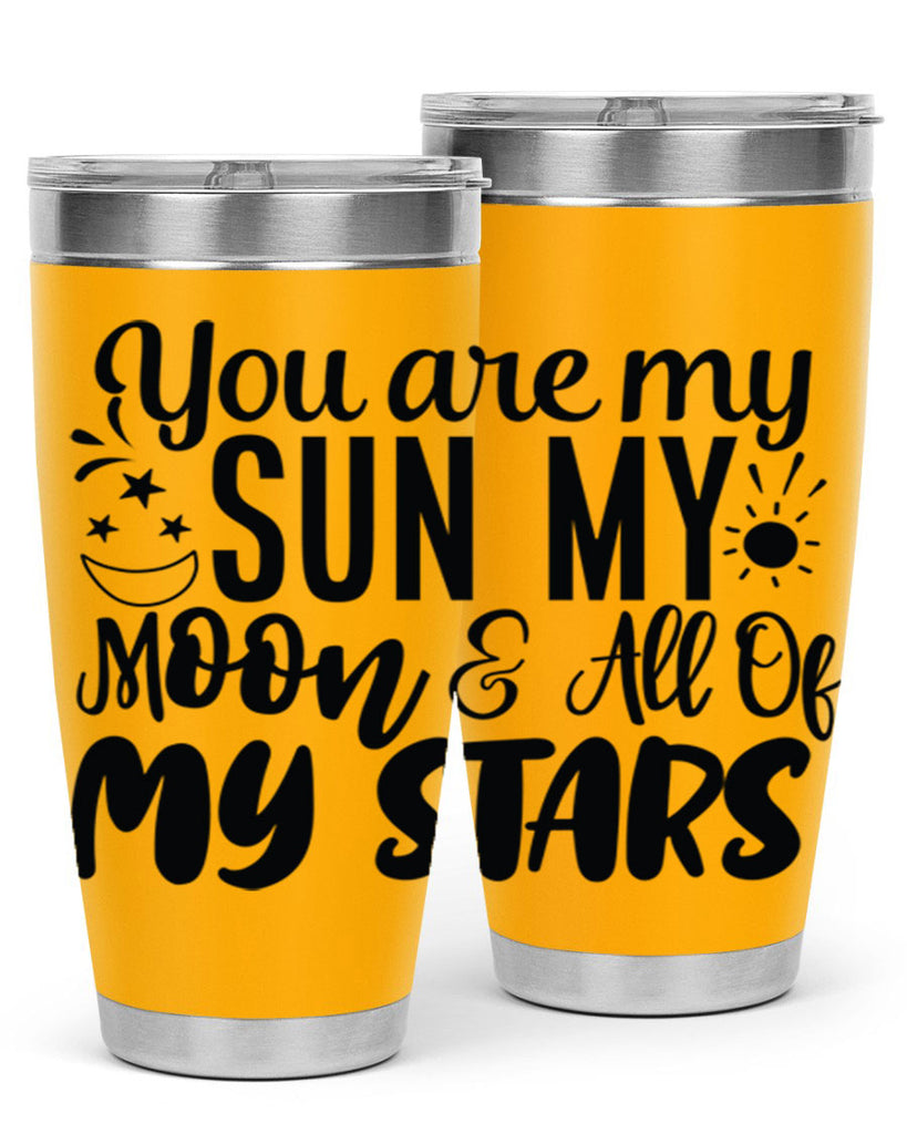 you are my sun my moon all of my stars 4#- family- Tumbler