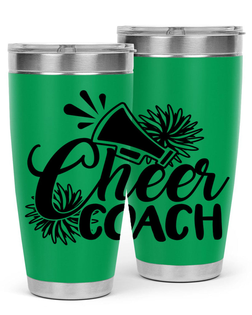 Cheer coach 1392#- cheer- Tumbler