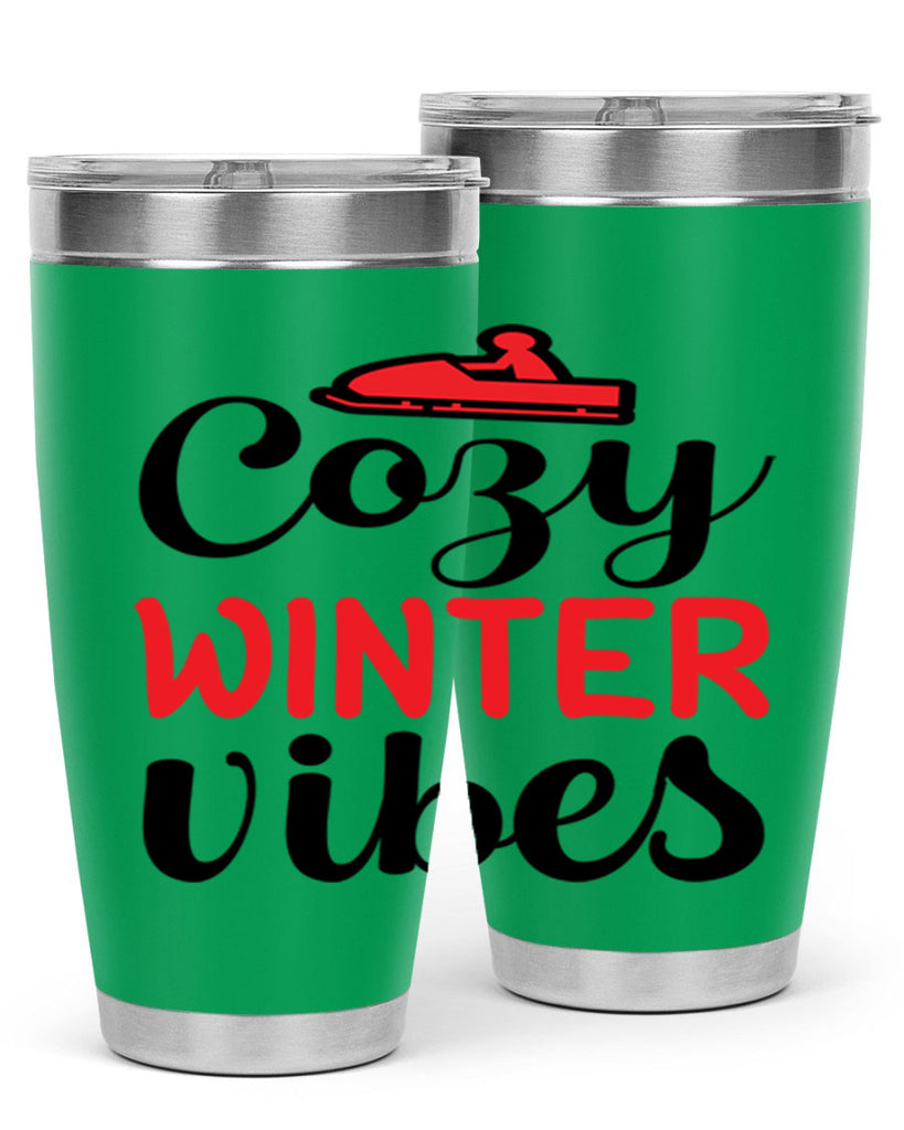 Cozy winter vibes 68#- winter- Tumbler