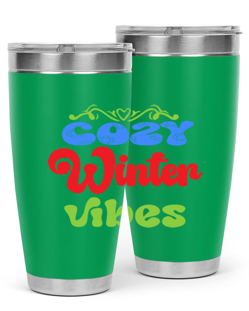 Cozy winter vibes 75#- winter- Tumbler