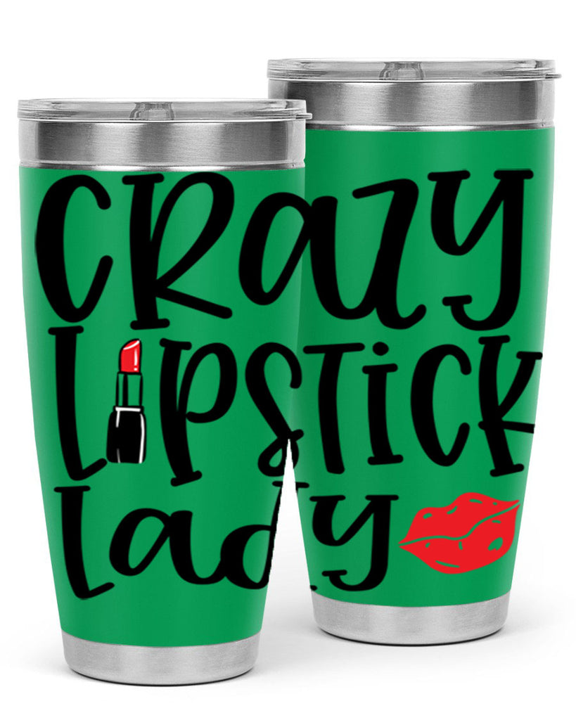 Crazy Lipstick Lady Style 240#- make up- Tumbler