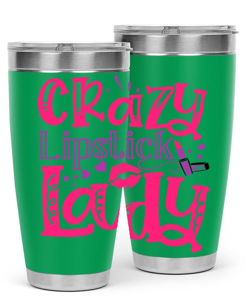Crazy Lipstick Lady Style 241#- make up- Tumbler