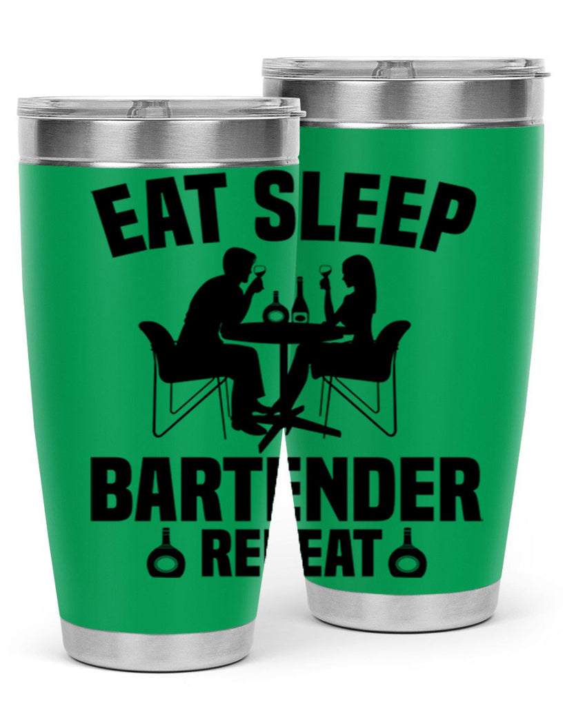 Eat sleep Style 3#- bartender- tumbler