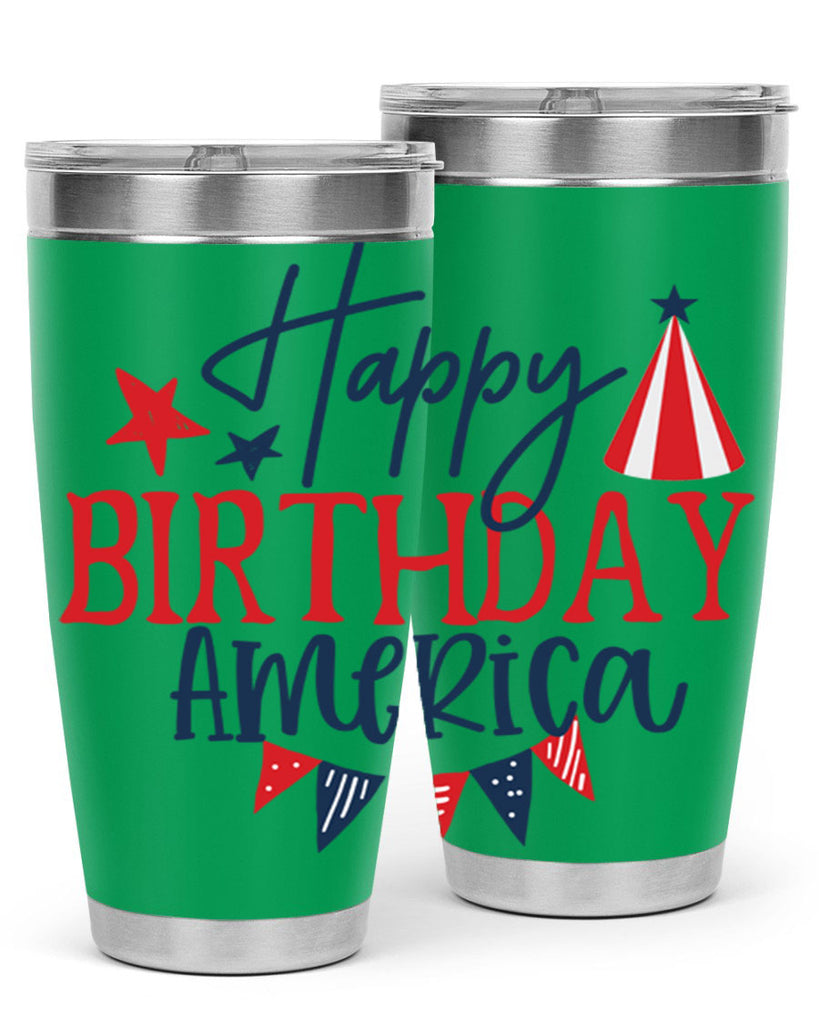 Happy Birthday america Style 30#- Fourt Of July- Tumbler