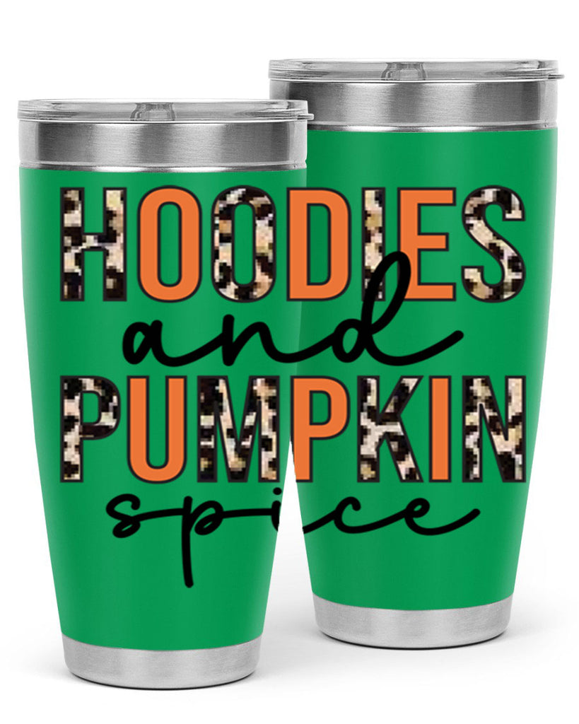 Hoodies and pumpkin spice 317#- fall- Tumbler